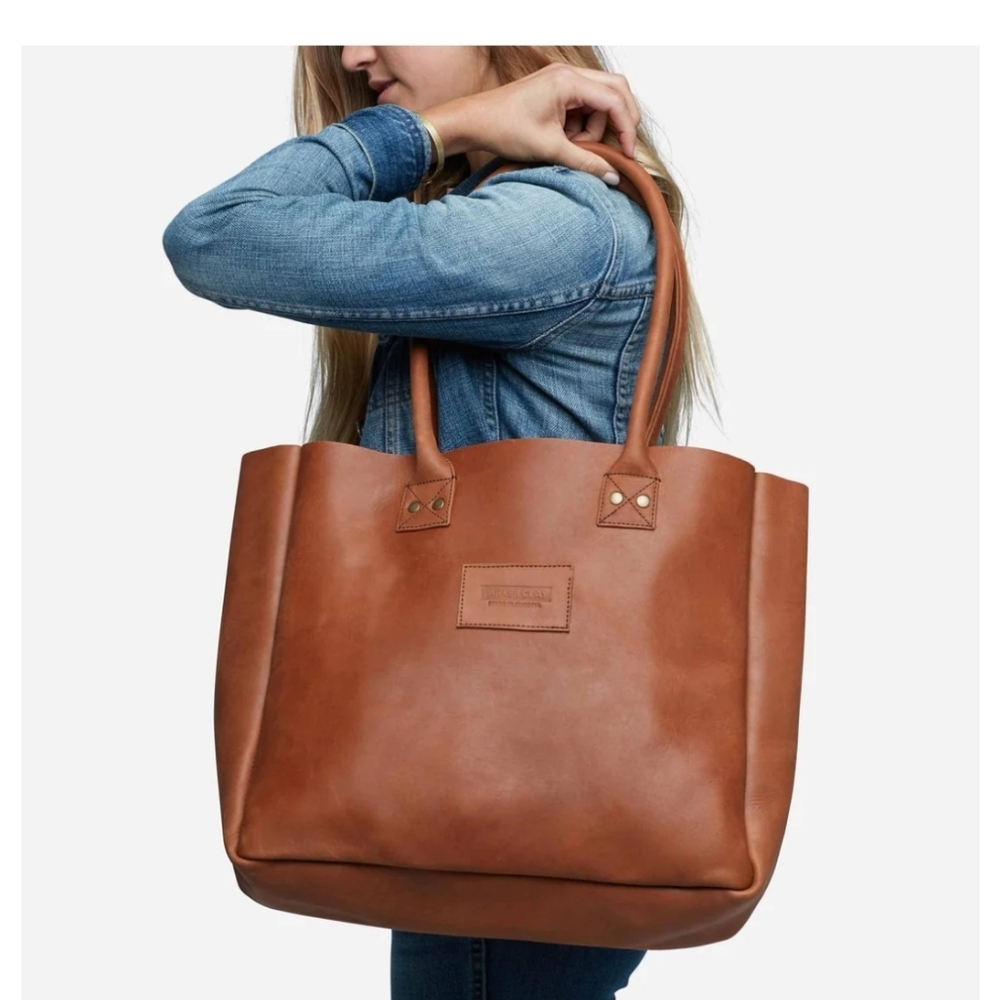 NWT Parker Clay Leather Merkato Signature Tote